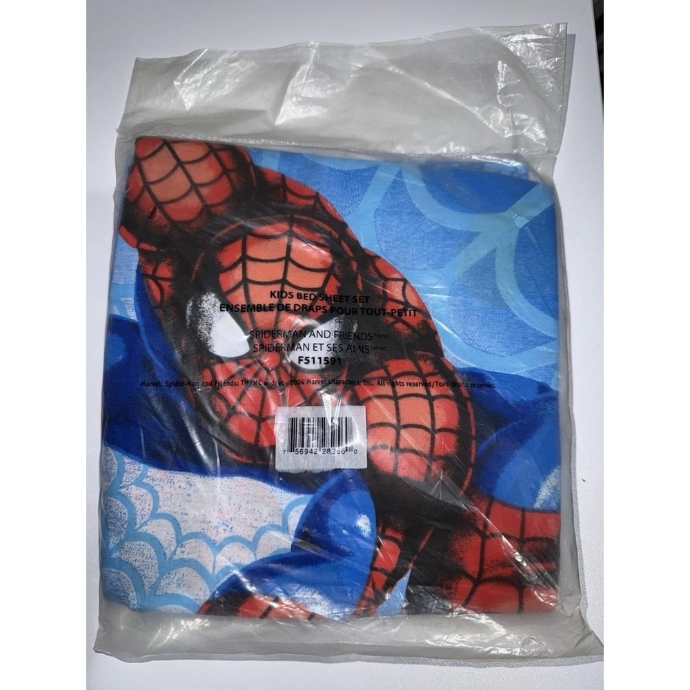 Dan River 2004 Spiderman Twin Sheet Set NEW in package Vintage P